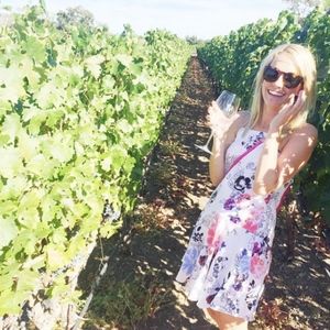 Club Monaco White Floral Dress